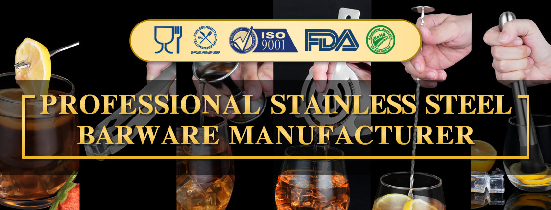 Professional Stainless Steel Barware Manufacturer