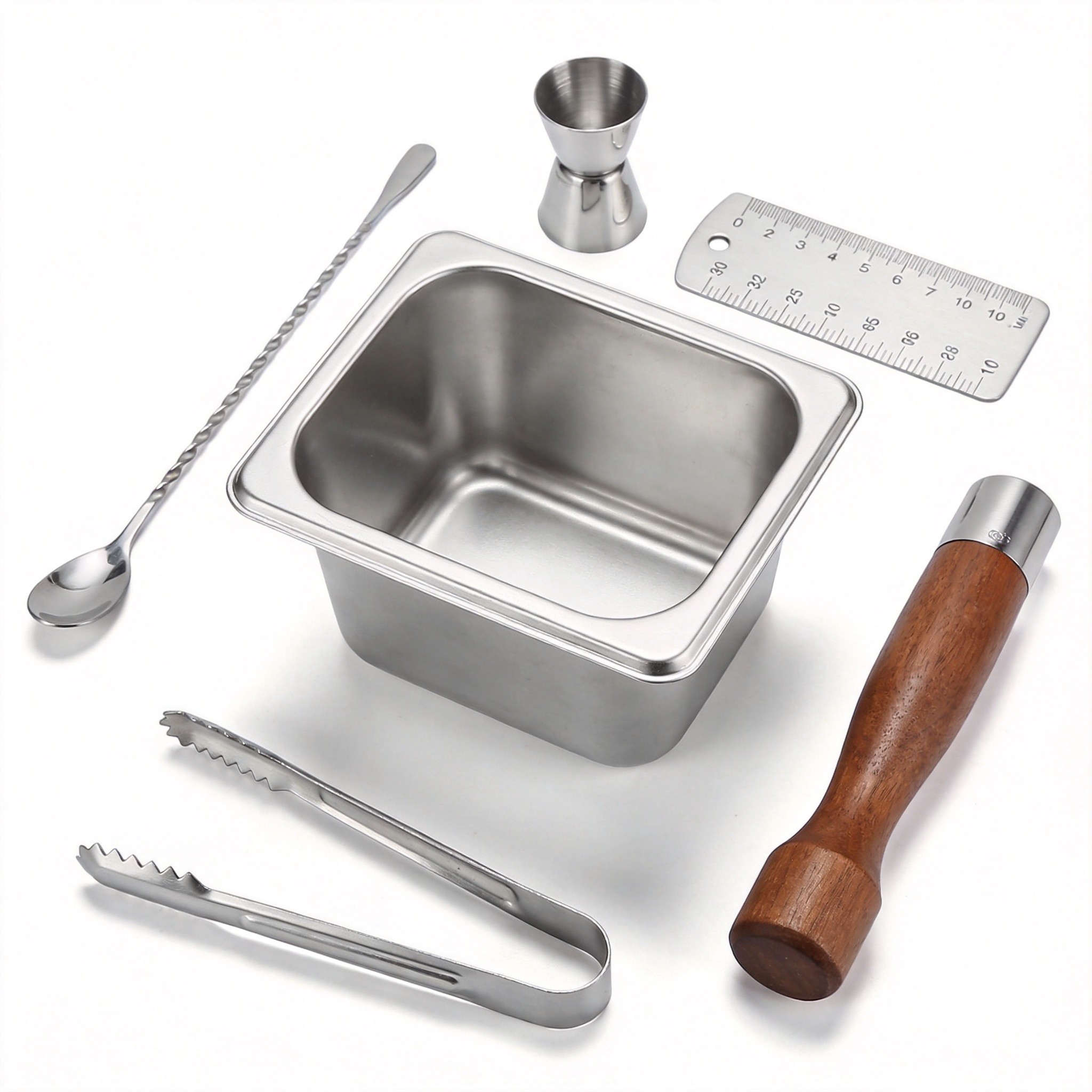 Factory Wholesale Reusable 304 Stainless Steel Bar Tools