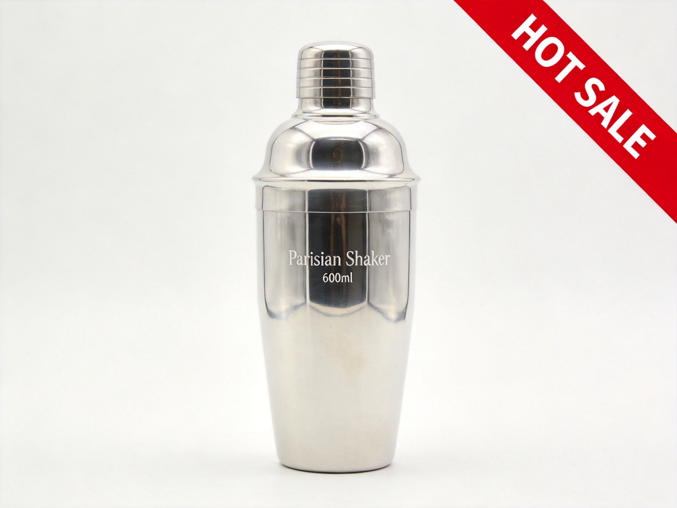 Hot Sale Parisian Shaker 600ml Two-Stage Stainless Steel