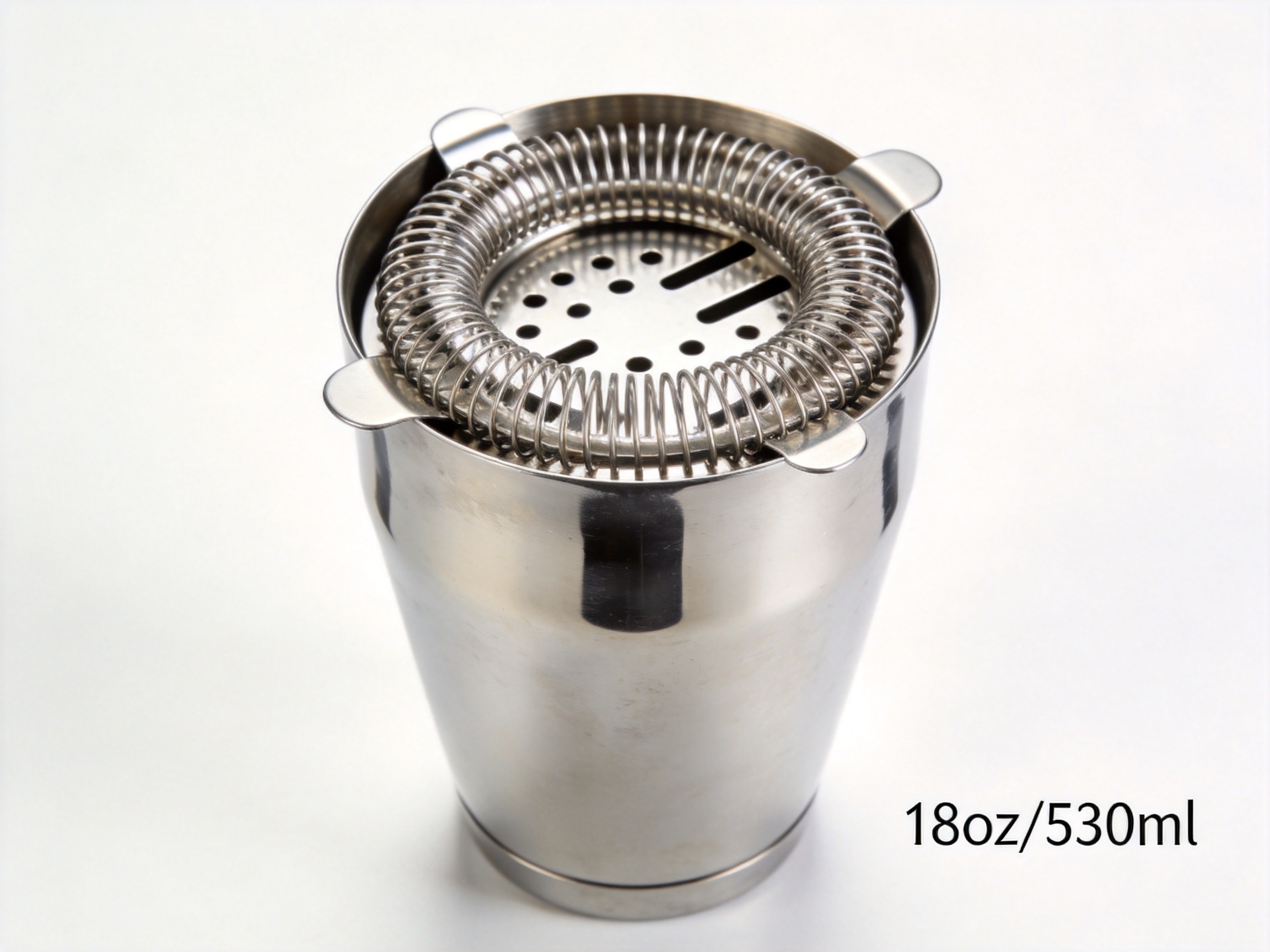 Stainless Steel Cocktail Martini Shaker with Built-in Strainer